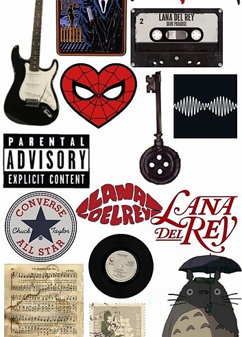 Beden AA Sticker seti