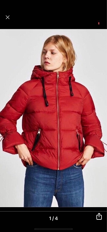 Kaz tüy mont zara