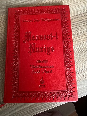 Mesnevi I Nuriye termo deri büyük boy