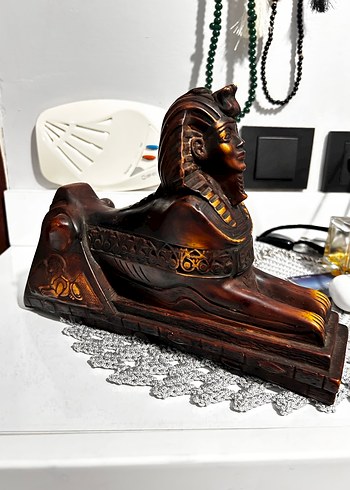 Koleksiyonluk Mısır Sfenksi - Şık Ev/Ofis Dekoru - Görsel 3