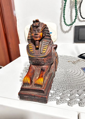 Koleksiyonluk Mısır Sfenksi - Şık Ev/Ofis Dekoru - Görsel 2