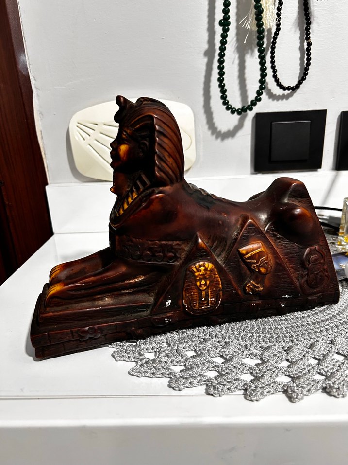 Koleksiyonluk Mısır Sfenksi - Şık Ev/Ofis Dekoru - Görsel 4