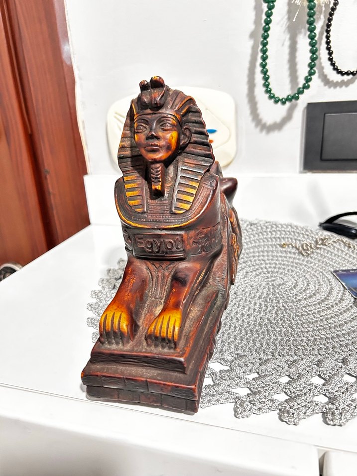 Koleksiyonluk Mısır Sfenksi - Şık Ev/Ofis Dekoru - Görsel 2