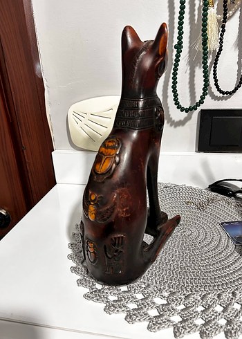 Antik Mısır Kedi Figürü - Görsel 2