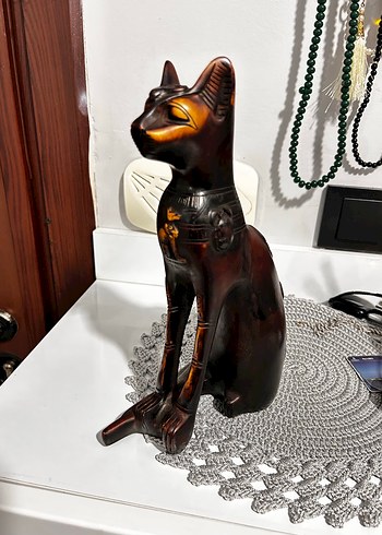 Antik Mısır Kedi Figürü - Görsel 4