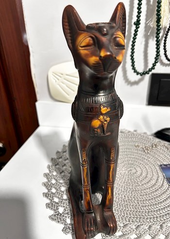 Antik Mısır Kedi Figürü - Görsel 5