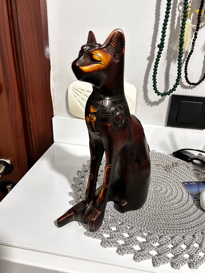 Antik Mısır Kedi Figürü - Görsel 4