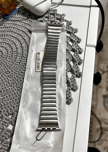 Gri Çelik Apple kordon Dayanıklı Ağır - Görsel 5