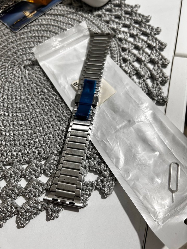 Gri Çelik Apple kordon Dayanıklı Ağır - Görsel 3