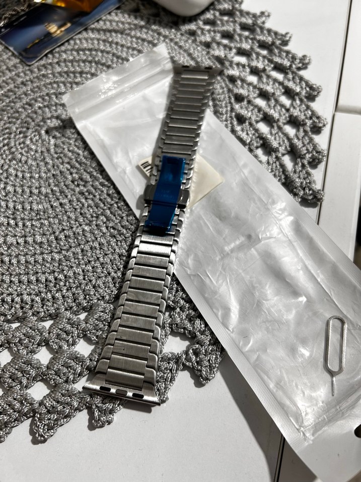 Gri Çelik Apple kordon Dayanıklı Ağır - Görsel 4