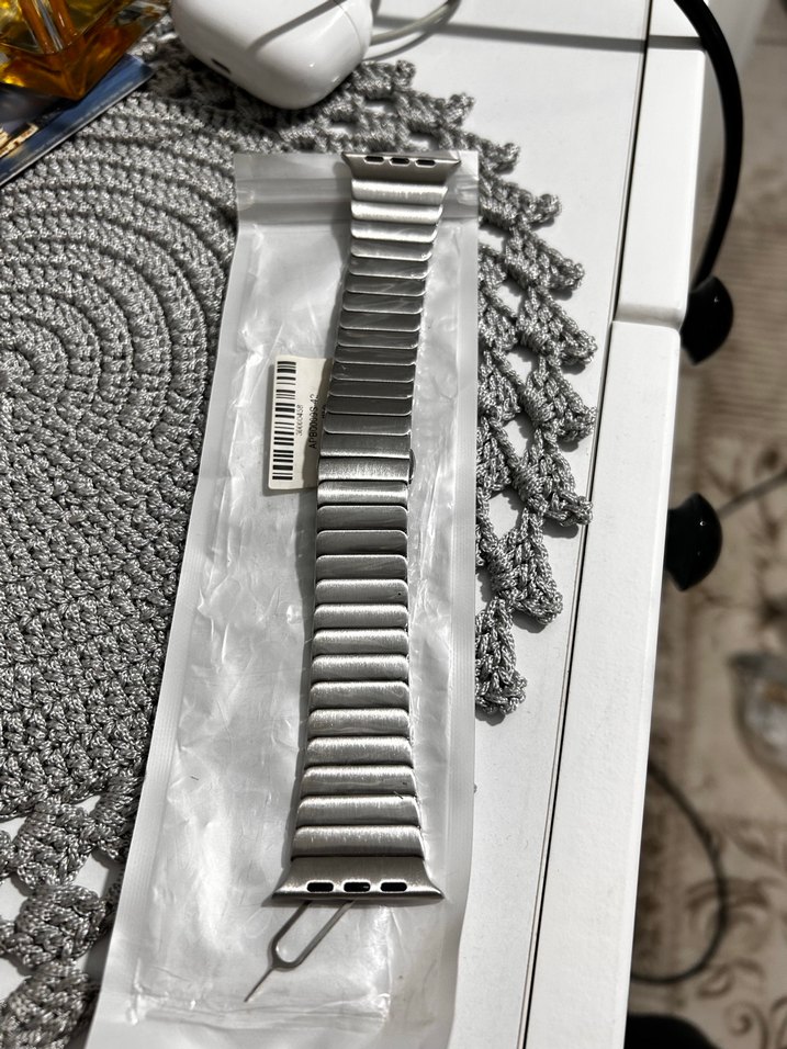 Gri Çelik Apple kordon Dayanıklı Ağır - Görsel 5