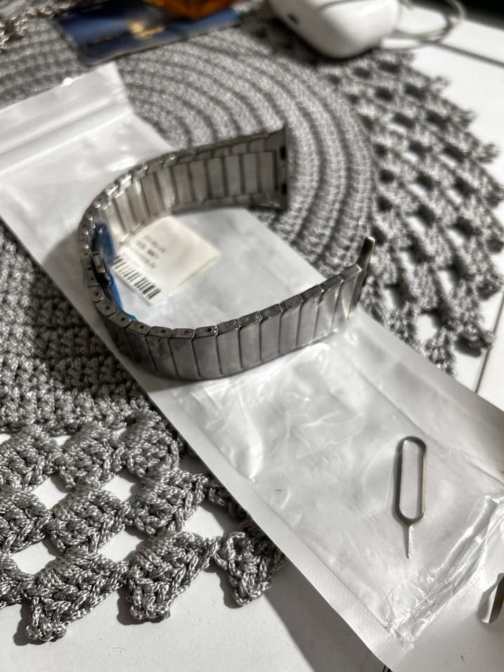 Gri Çelik Apple kordon Dayanıklı Ağır - Görsel 2