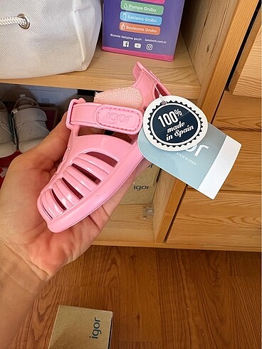 İgor pembe sandalet sifir