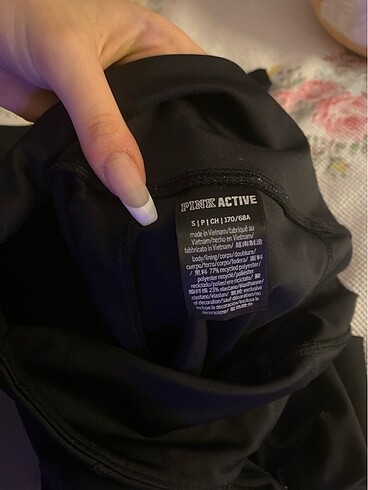 s Beden siyah Renk Victorias secret pink tayt