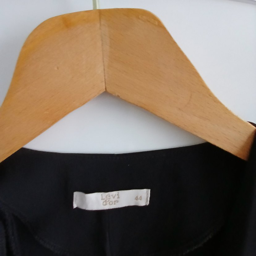 Siyah Uzun Kollu Salaş Uzun Elbise - Görsel 3