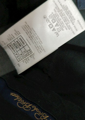 BROOKS BROTHERS Erkek Lacivert Pantolon, Regular Fit, Pilili - Görsel 5