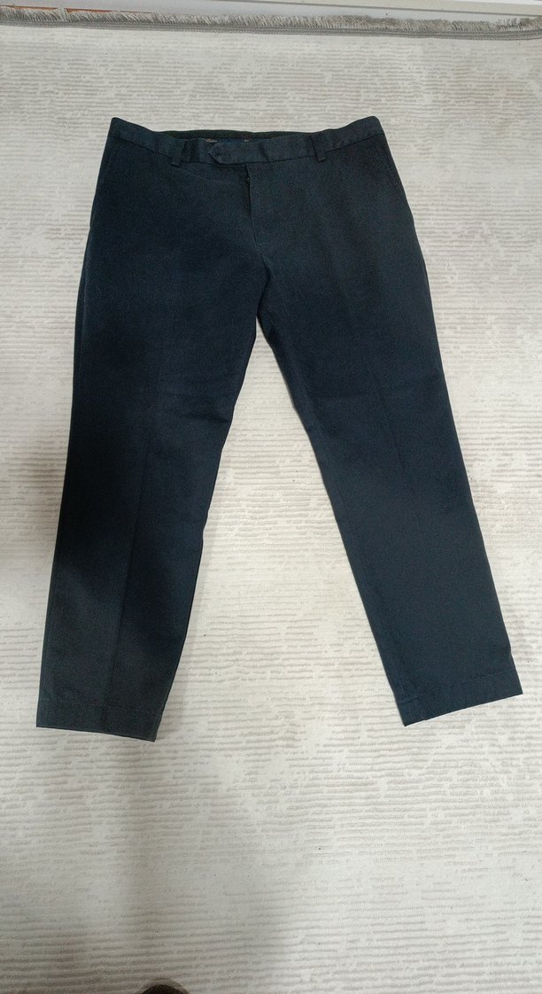 BROOKS BROTHERS Erkek Lacivert Pantolon, Regular Fit, Pilili - Görsel 3