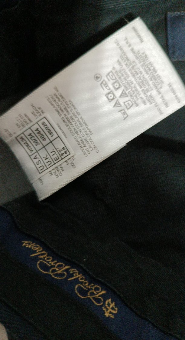BROOKS BROTHERS Erkek Lacivert Pantolon, Regular Fit, Pilili - Görsel 5
