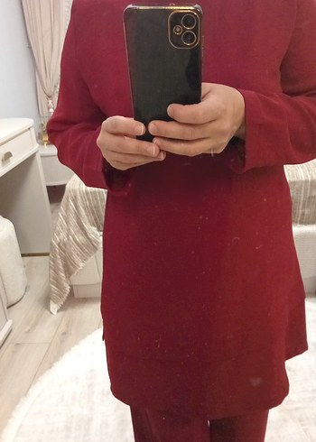 Bordo ikili takım - Görsel 4