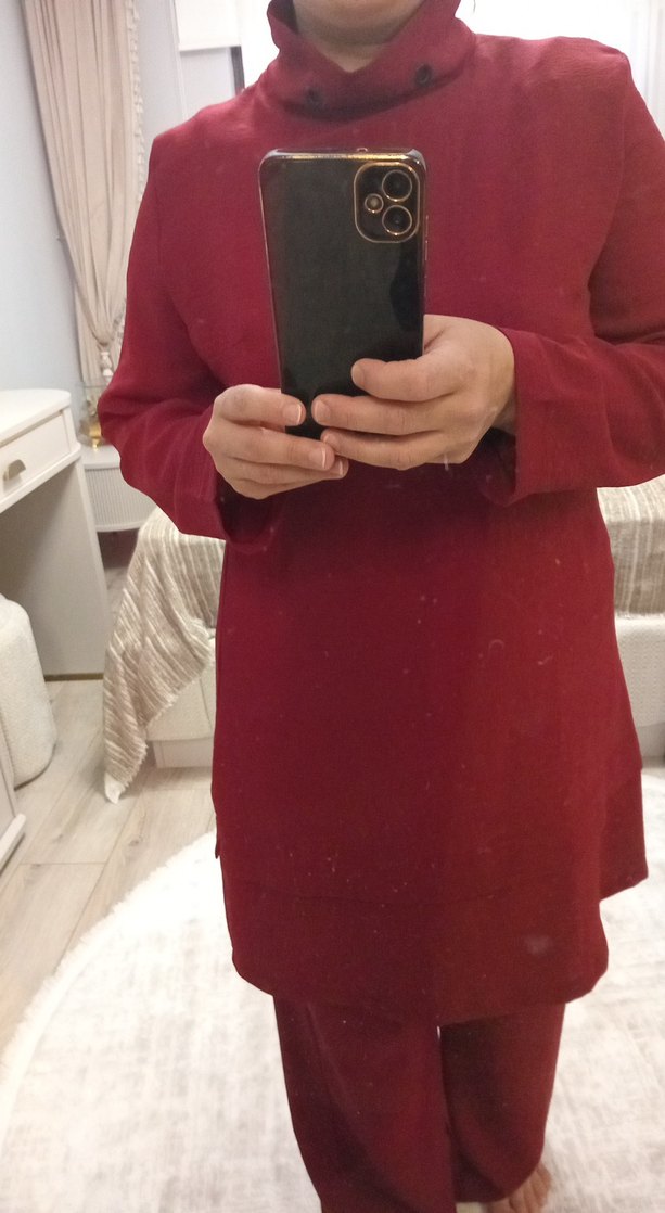 Bordo ikili takım - Görsel 4