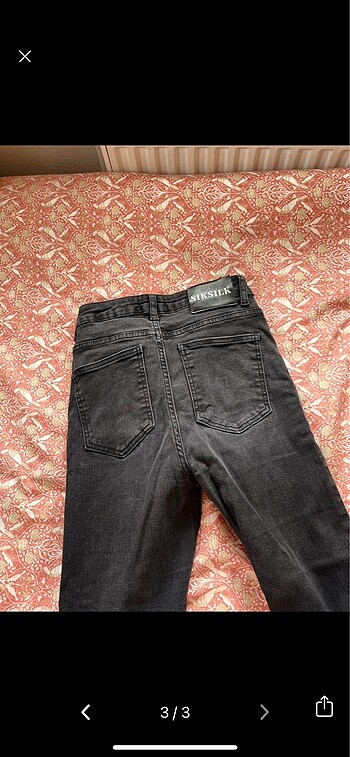 m Beden Siyah Dar Pantalon