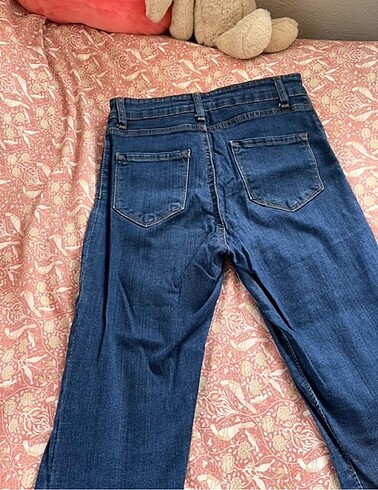 m Beden lacivert Renk Lacivert düğmeli Skinny Jean
