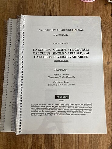 Robert Adams- Calculus