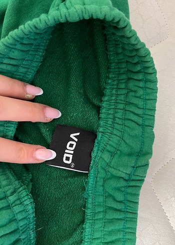 Void Kadın Yeşil Oversize Eşofman - Görsel 3