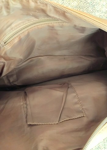 Bej Omuz Çantası - Görsel 5