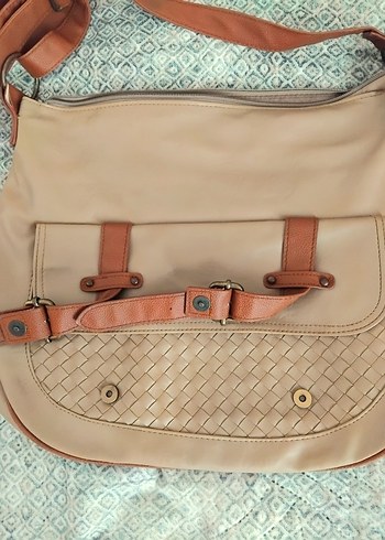 Bej Omuz Çantası - Görsel 2