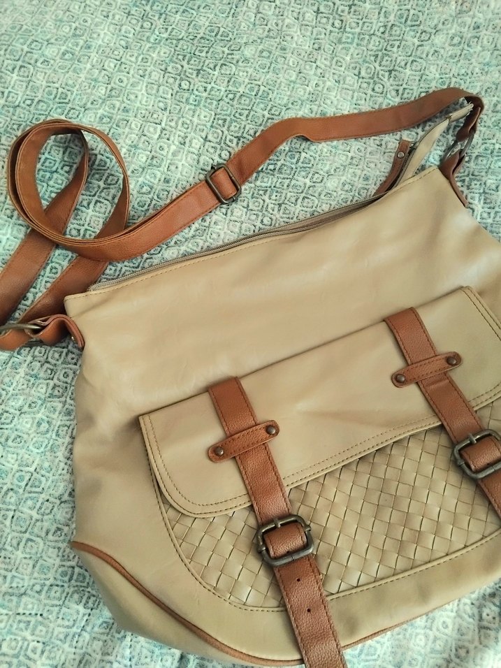 Bej Omuz Çantası - Görsel 3