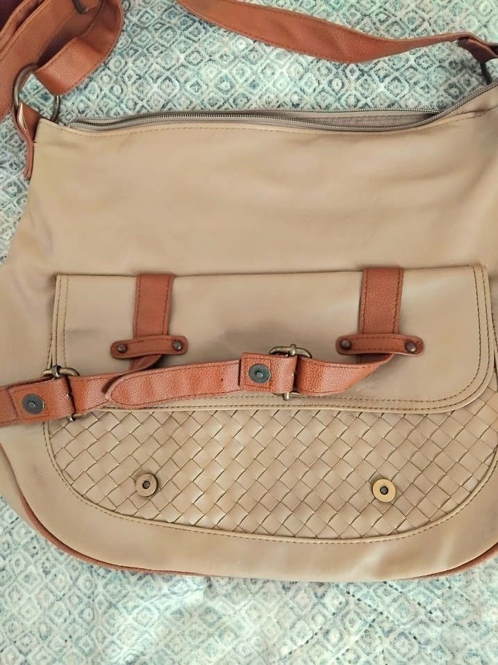 Bej Omuz Çantası - Görsel 2