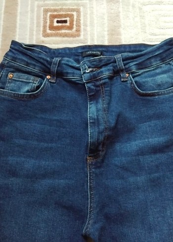 Yüksek Bel Kot Pantolon - Görsel 3