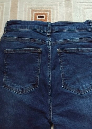 Yüksek Bel Kot Pantolon - Görsel 6