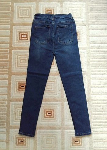 Yüksek Bel Kot Pantolon - Görsel 5