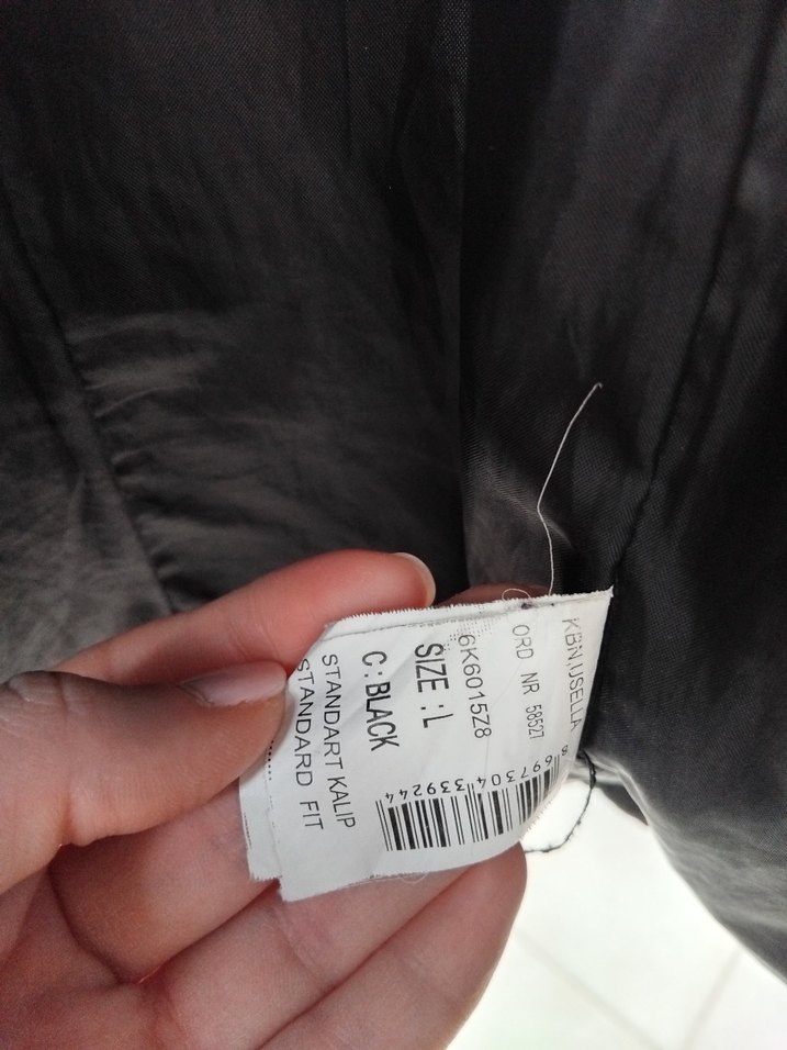 Siyah Midi Mont - Görsel 5