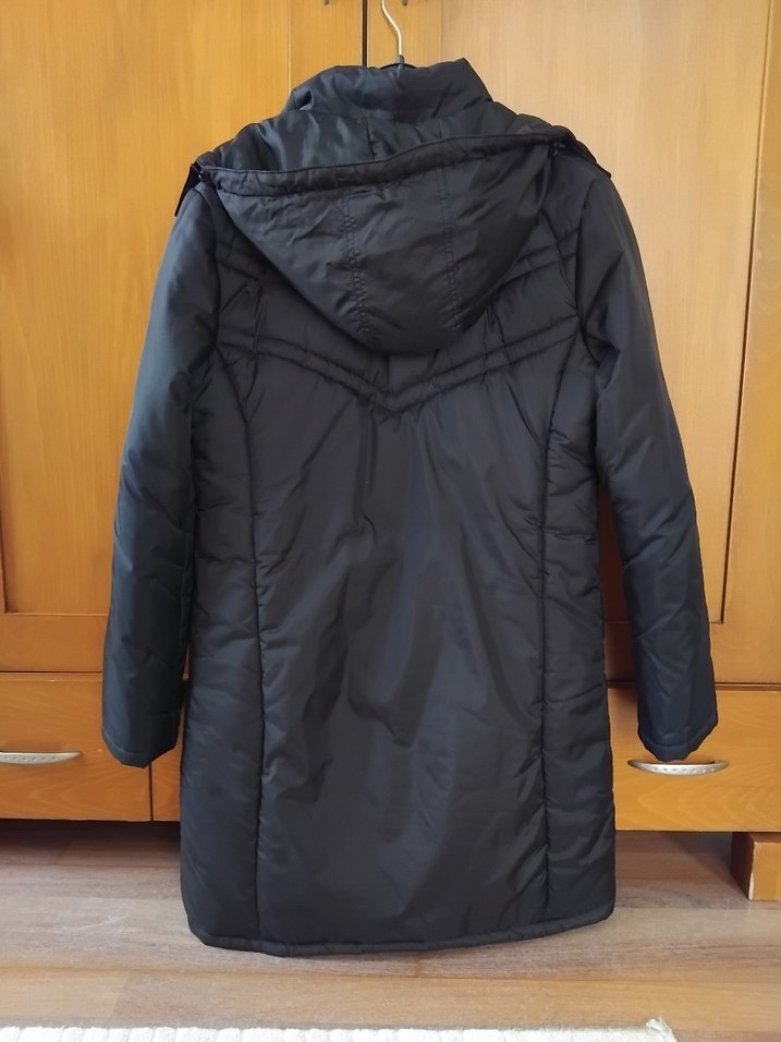 Siyah Midi Mont - Görsel 4