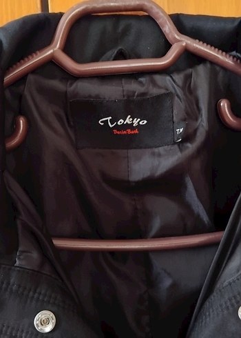 Siyah Kemerli Uzun Trençkot - Görsel 4