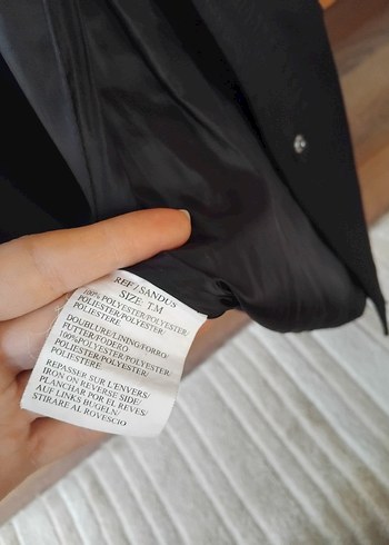 Siyah Kemerli Uzun Trençkot - Görsel 5