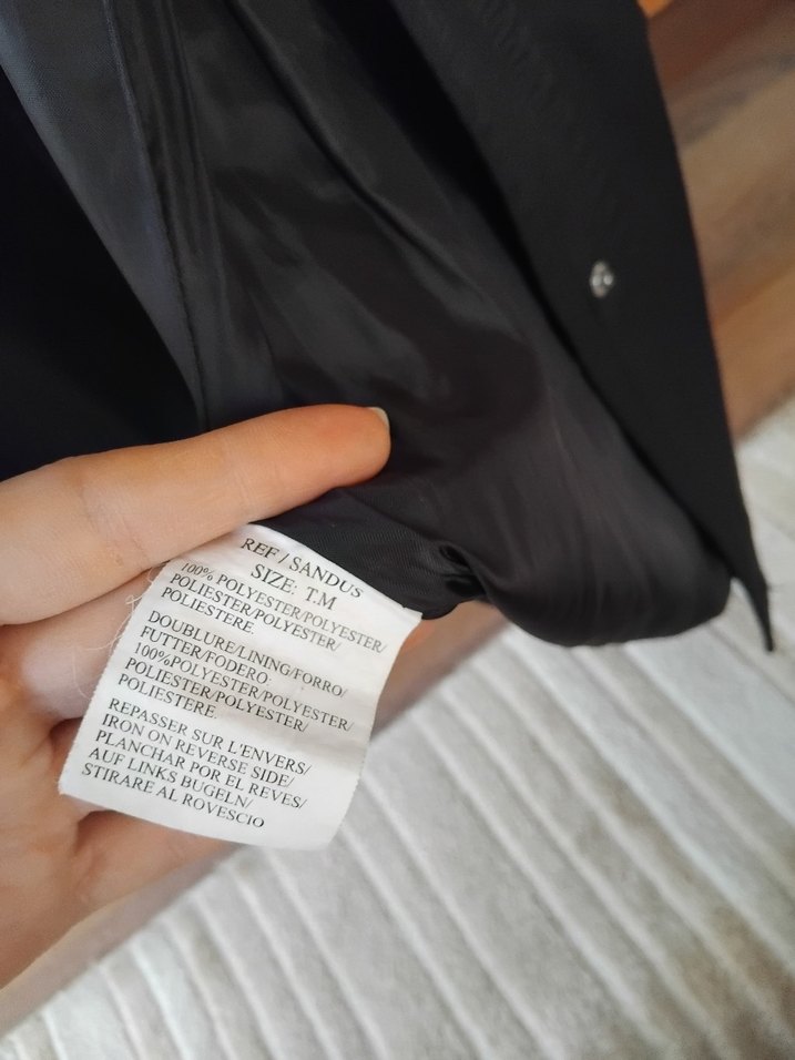 Siyah Kemerli Uzun Trençkot - Görsel 5