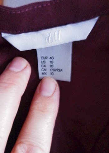 40 Beden Bordo Midi Tunik V Yaka