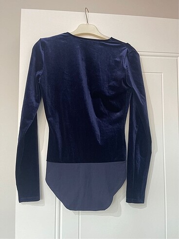 Mango Mango Body kadife lacivert rengi yeni XS Bedendir