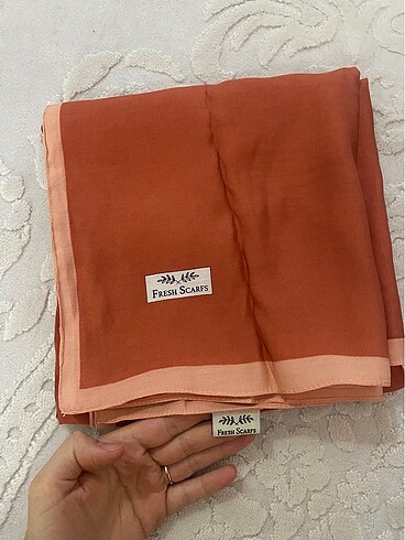  Beden turuncu Renk Fresh Scarfs Modal ipek Eşarp