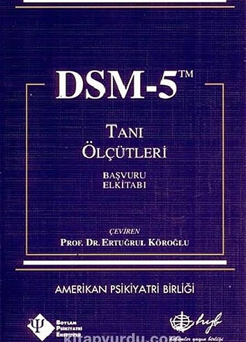 Dsm 5 Tanı Ölçütleri El Kitabı 