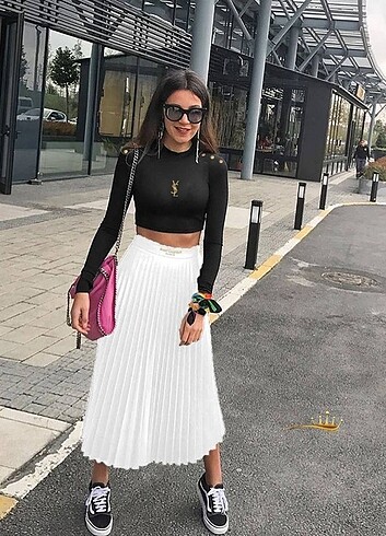 Yves Saint Laurent YSL Bluz Etek Takımı