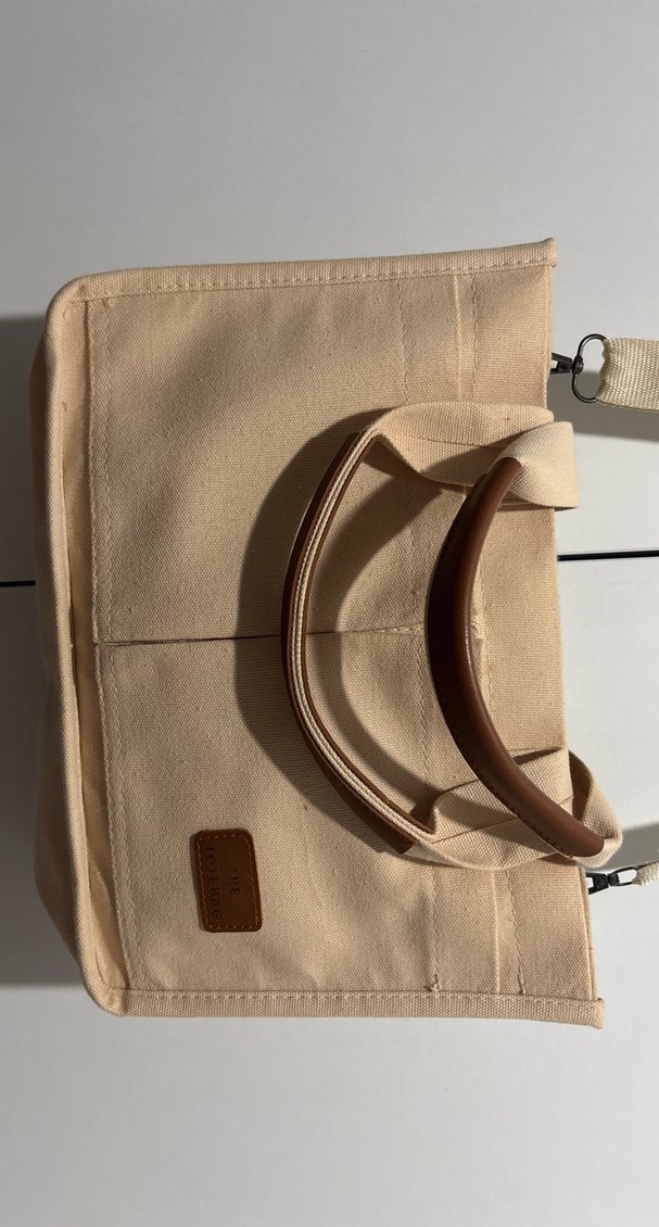 Bej kanvas Kadın Çanta - Görsel 2