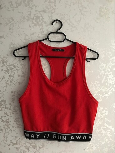 HALTER YAKA LASTİKLİ CROP