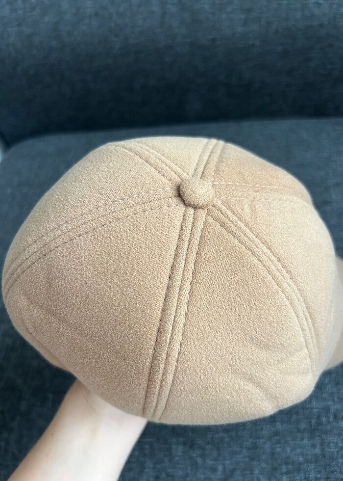 Süet şapka - Görsel 2