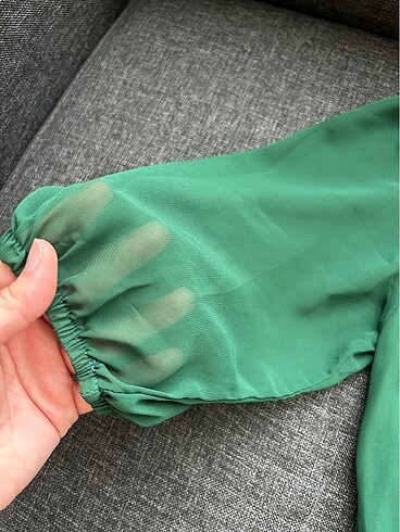 Yeşil elbise - Görsel 3