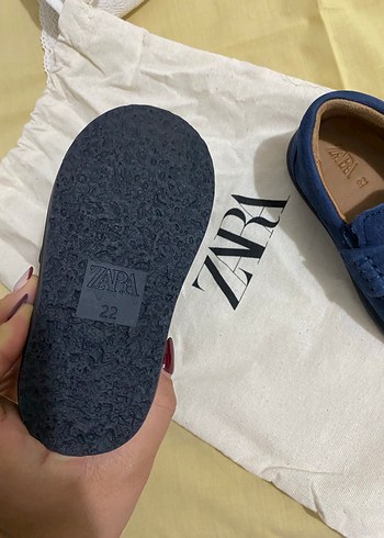 Mavi Süet Erkek Çocuk Ayakkabısı - Görsel 2